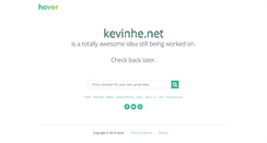 Desktop Screenshot of kevinhe.net